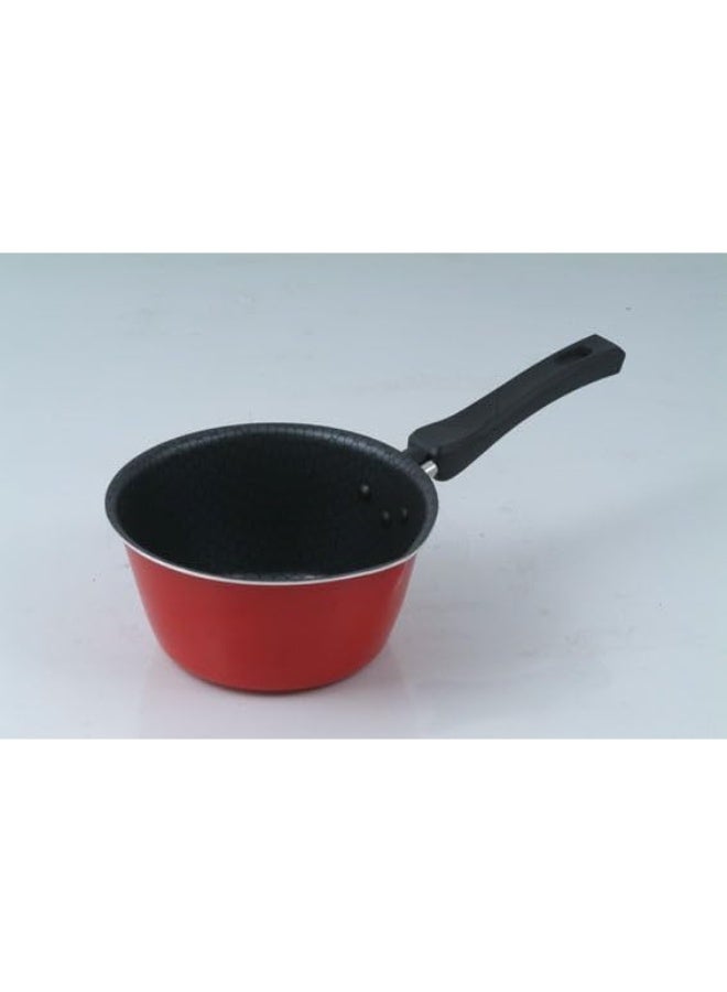 Trueval 15-Piece Cookware Set (Pot 16, 18, 20, 26 - Frying Pan 24 - Brioche 12 - Roasting Rack - Serving Piece), classic red - Image 2