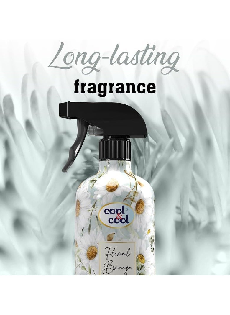 Cool & Cool Floral Breeze Air Freshener Long Lasting Fragrance 500ml  - Image 3