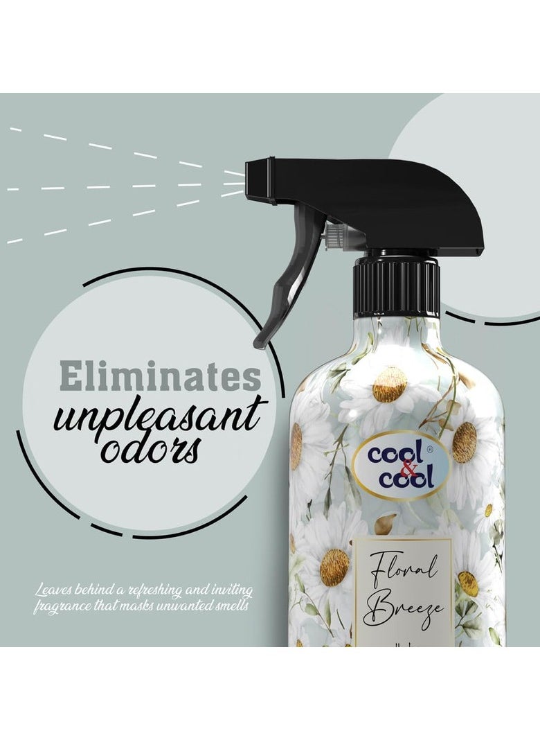 Cool & Cool Floral Breeze Air Freshener Long Lasting Fragrance 500ml  - Image 2