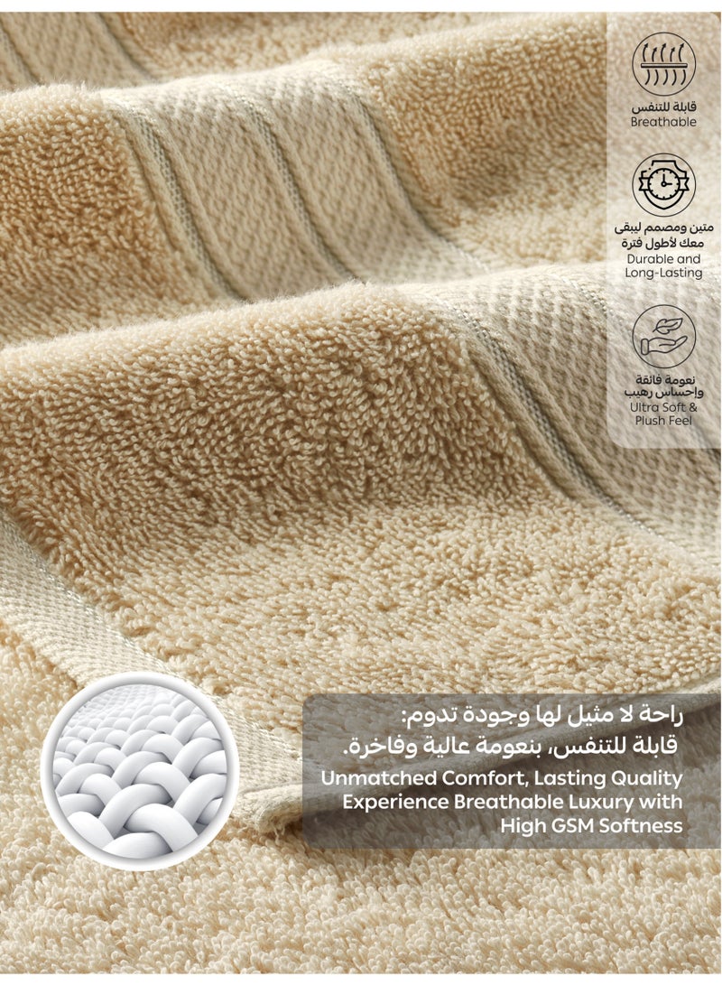 Donetella 6-Pcs Hand Towel Set (40x70 cm) – 100% Combed Cotton 600 GSM | Quick Dry, Ultra-Absorbent, Thick & Plush | Ideal for Spa, Gym, Hotel & Everyday Luxury - Image 5