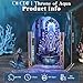 CCCDF Book Nook Kit 3D Wooden Puzzle for Beginners Adults and Teens DIY Miniature House Dollhouse Kit Booknook Tiny House Bookshelf Decor Gifts for Family Friends Throne of Aqua - Image 4