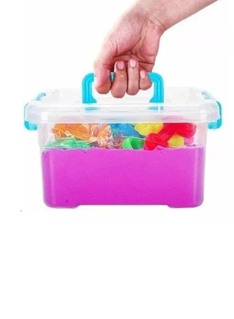 Kiko Compressible and stretchable magic sand toy with accessories multi-colored - Image 5
