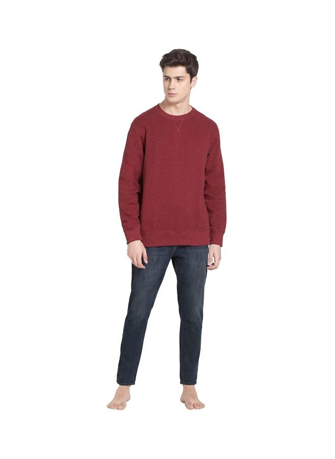 JOCKEY - Jockey US92 Men Super Combed Cotton Rich Fleece Fabric Sweatshirt with Stay Warm Treatment - Image 1