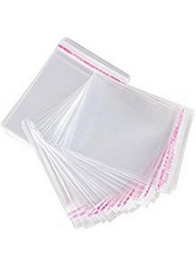 BLDM 800 Piece Transparent Plastic Bags for Packing - Clear Resealable Self Adhesive BOPP Pouches 10 x16 CM (800) - Image 1