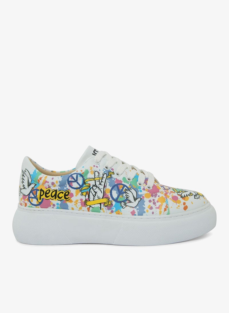 Mumka Peace Sneakers - Image 1
