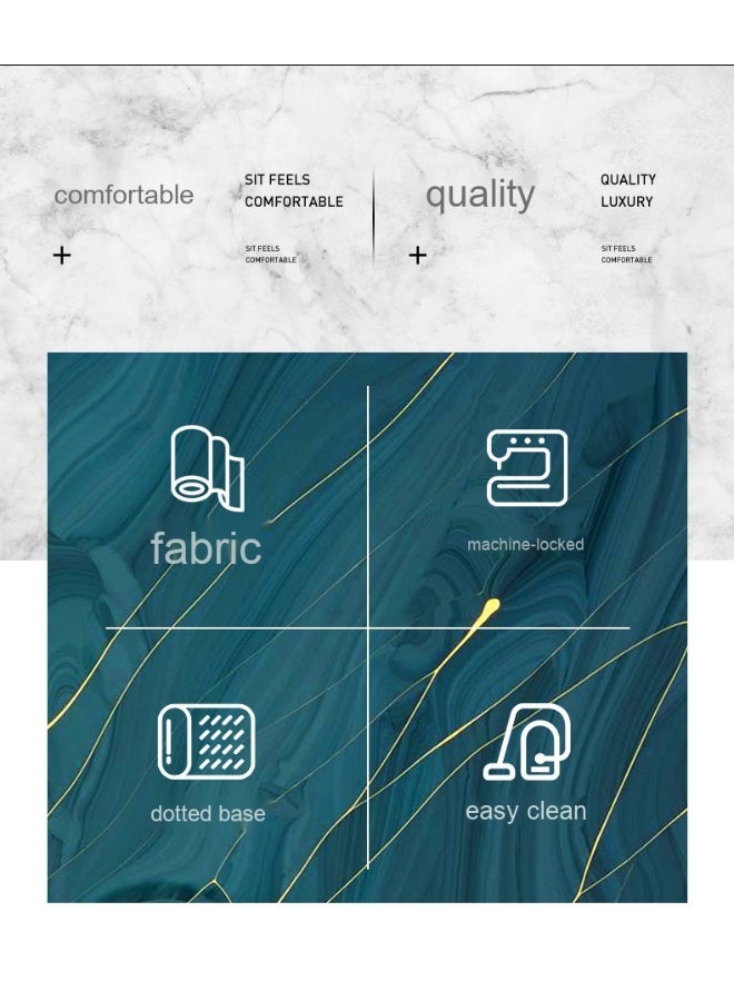 Anna 2-Piece Set: Anti-Slip, Oil-Absorbent, Stain-Resistant Plush Area Rugs (40x60cm + 40x120cm) - Image 3