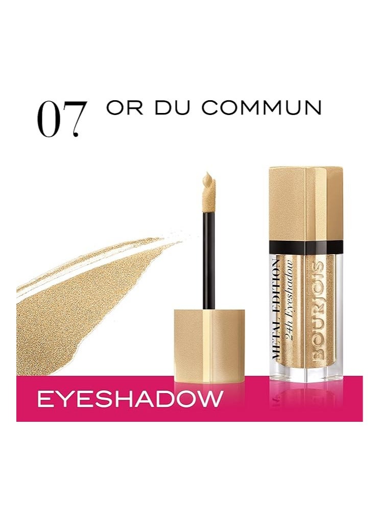 BOURJOIS PARIS Bourjois Metal Edition 24H Eyeshadow 07 Or du commun. 8 ml - 0.27 fl oz  - Image 2