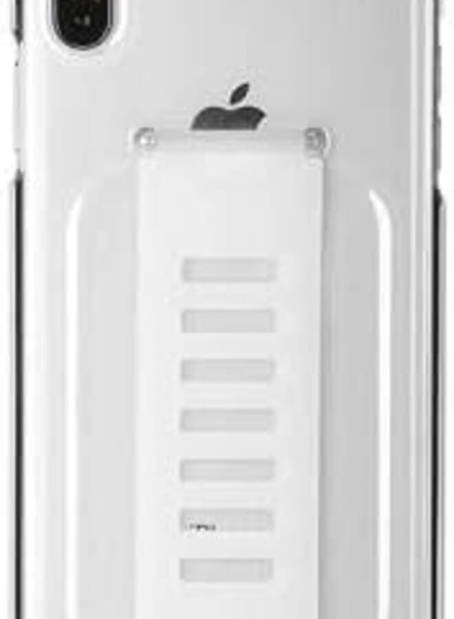 جريب 2 يو غطاء حماية رفيع مع قبضة لهاتف آيفون Xs ماكس شفاف - Image 3