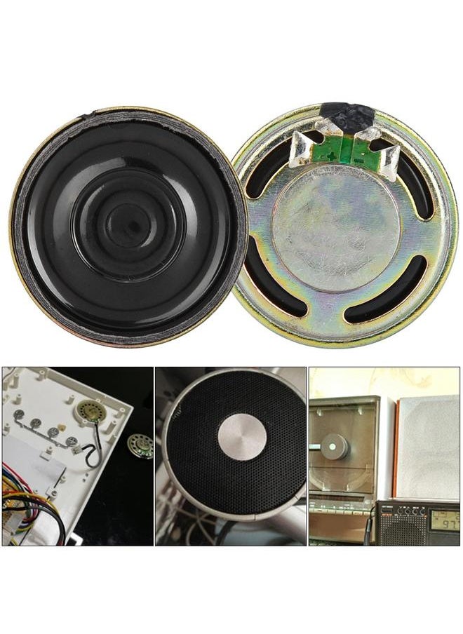 Thoraya 10pcs 32mm 8Ω 0.5W Round Speaker Horn Audio Loudspeaker Repair Parts  - Image 4