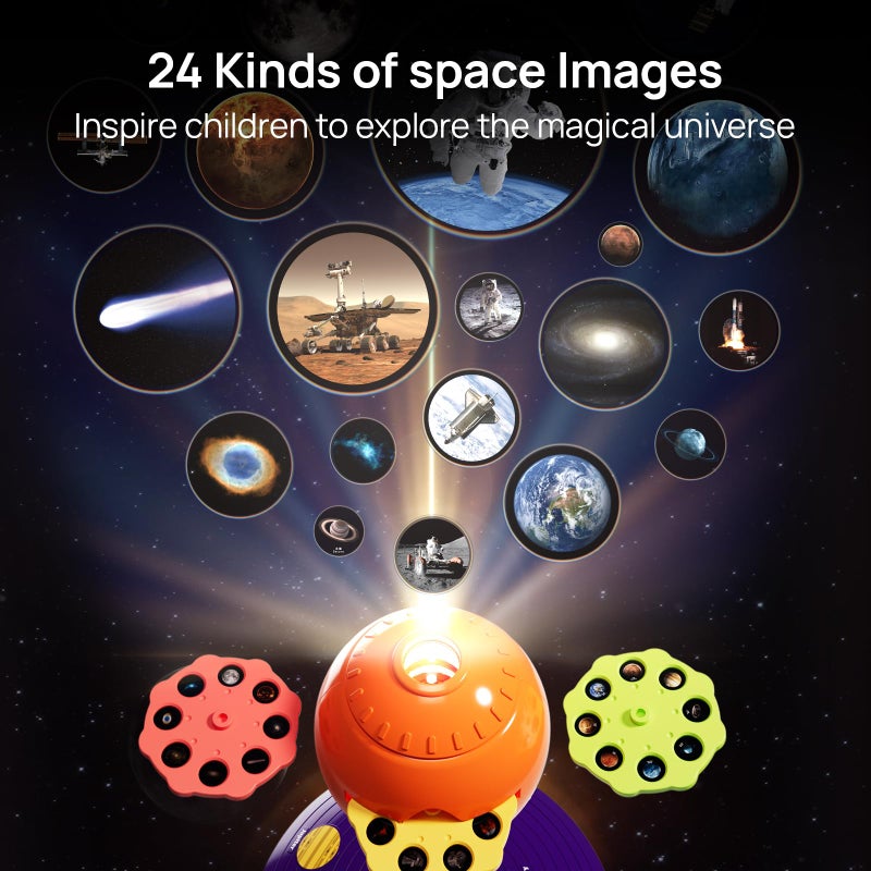 Science Can Solar System for Kids, Talking Astronomy Solar System Model Kit, Planetarium Projector with 8 Planets STEM Space Toys for 3 4 5+ Years Old Boys Girls - Image 4