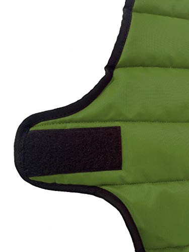 Fluffy's Luxurious Reflective Dog Cold Weather Coat Style Plaid Reversible Waterproof Windproof Pet Winter Warm Vest, Cozy Cotton Lined Stand-up Collar Outdoor Jacket - Image 5