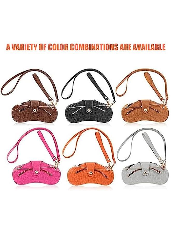 Generic Glasses Case, Ultra-thin soft Leather Manufacturing, Portable Sunglasses Bag, Essential for Travel, Vacation, Outdoors - Image 4