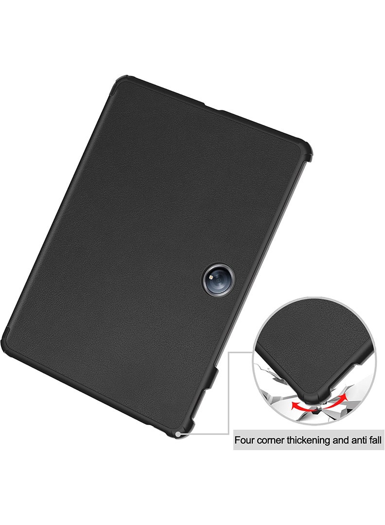 Theodor Protective Flip Case For OnePlus Pad 2 (2024) & OnePlus Pad Pro (2024) With Trifold Stand Auto Wake Sleep Shockproof Cover 3 Panda Drinking - Image 3