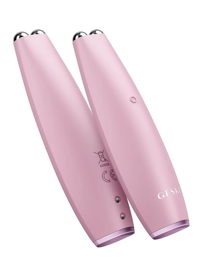 GESKE SmartAppGuided MicroCurrent Face-Lift Pen | 6 in 1 | Anti-aging device | Instant face lift | Skincare tool | Remove wrinkles for firm & youthful skin | Advanced smoothing facial firmer - Pink