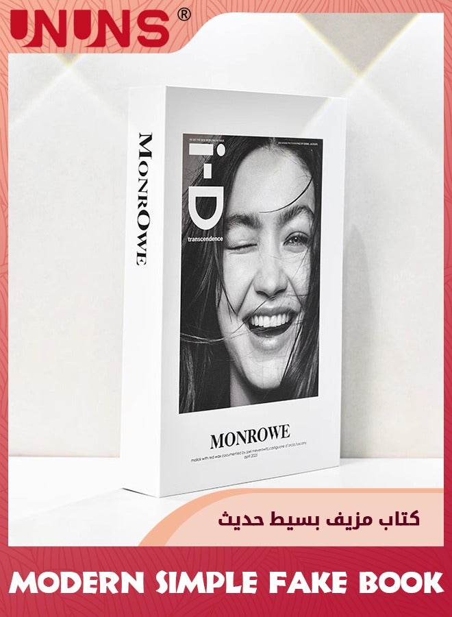 UNUNS 10 PCS Faux Books for Decoration,Designer Luxury Modern Fake Decorative Books for Home Bookshelf Decor Coffee Table Stacked Books,Shelves Living Room Decorative Objects Entry Decor - Image 4