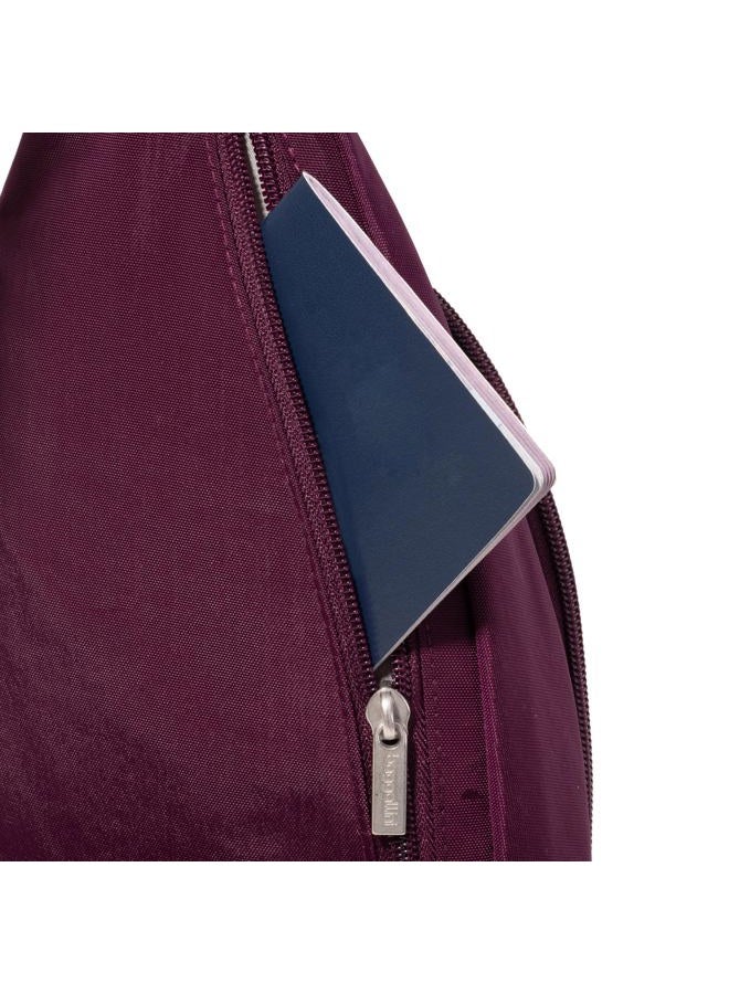 Baggallini Daily Lightweight 12.6"x7.5" Sling Crossbody Bag with Convertible Adjustable Shoulder Strap, Mulberry, One Size, Daily Sling - Lightweight 12.6"x7.5" Sling Crossbody Bag With Convertible - Image 2