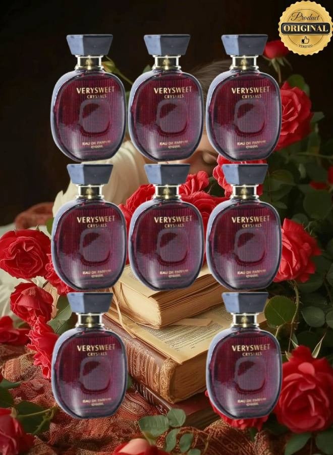 8 قطع عطر فيريسويت كريستال 100 مل - Image 1