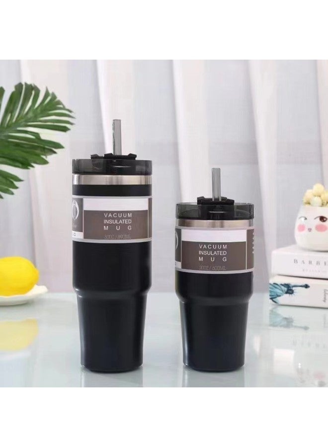 New 20 Car Cup Double 304 Stainless Steel Vacuum Cup Cold-keeping Ice Heater Cup Portable Car Coffee Cup