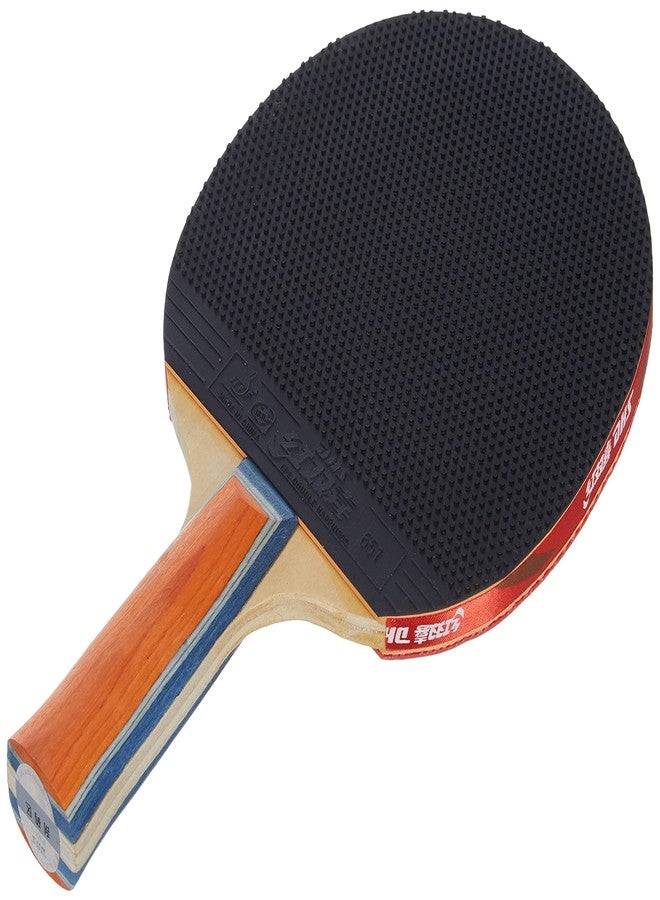 دي إتش أس مضرب تنس الطاولة A1003 DHS مع كرة تنس الطاولة DHS 40 مم نجمتين برتقالي (علبة 90 قطعة) - Image 4
