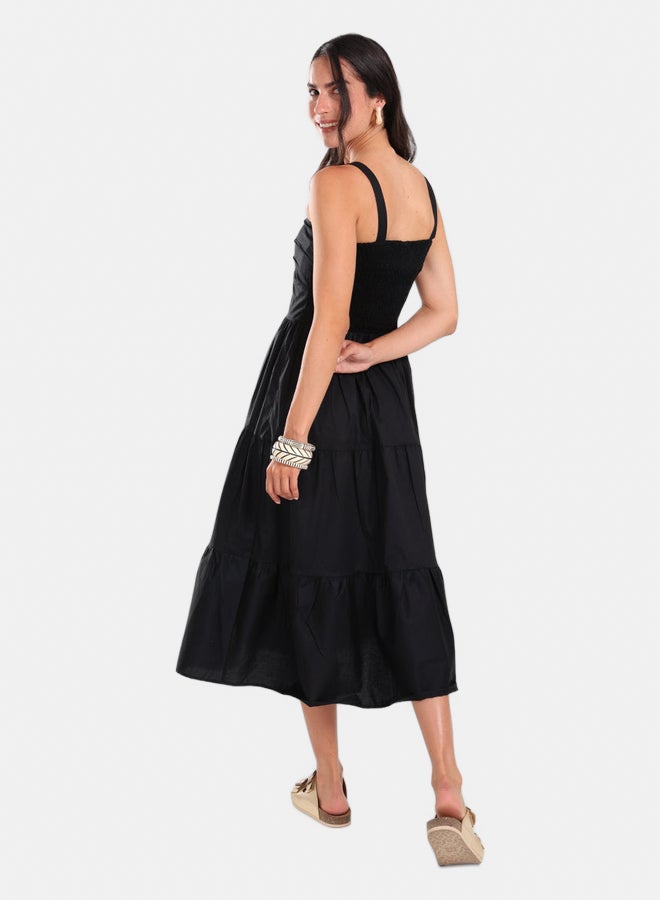 Carina Sleeveless Tiered Midi Dress - Image 3