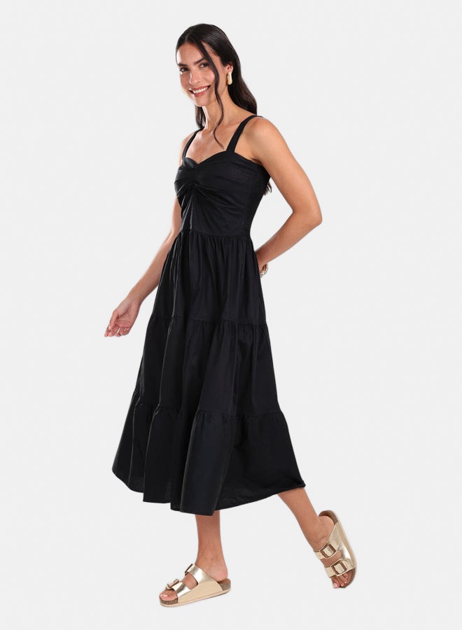 Carina Sleeveless Tiered Midi Dress - Image 5