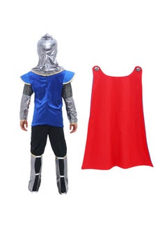 G.C Kids Knight Costume Toddler Boy Dress Up Clothes Medieval Costumes With Cape Toys Accessories Halloween Gifts  - Image 3