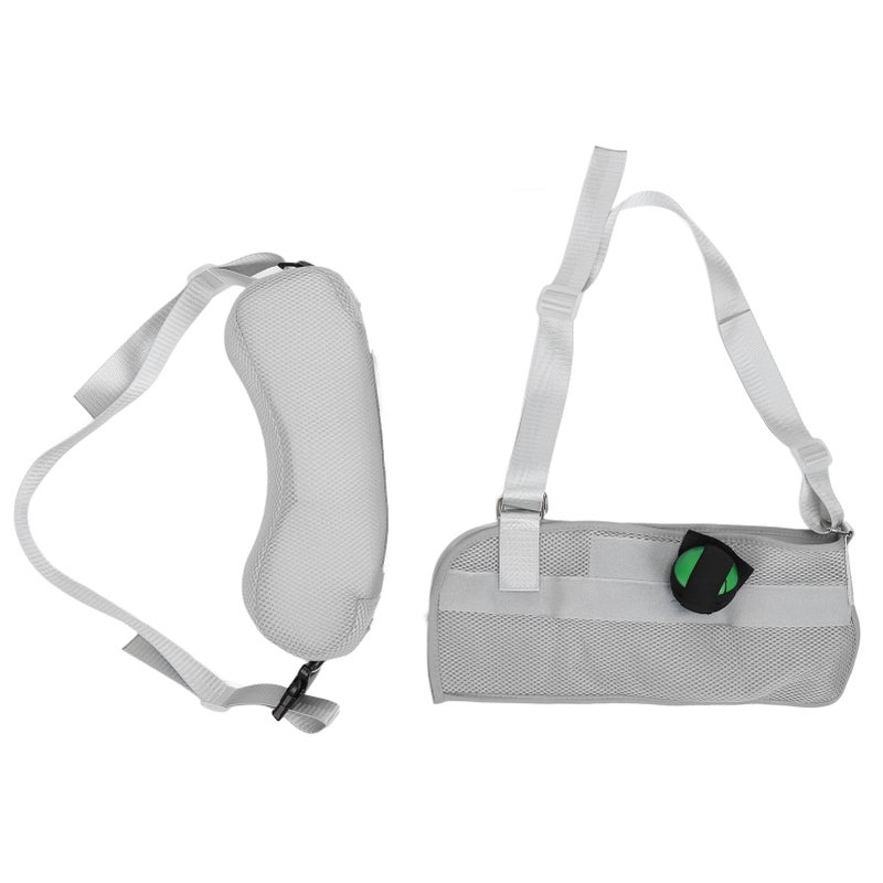 Shoulder Abduction Sling Adjustable Removable Pillow - With Grip Ball Shoulder Abduction Brace for Post-Surgery Injury Recovery, Rotator Cuff Repairs, Left Or Right Arm Use - Image 1