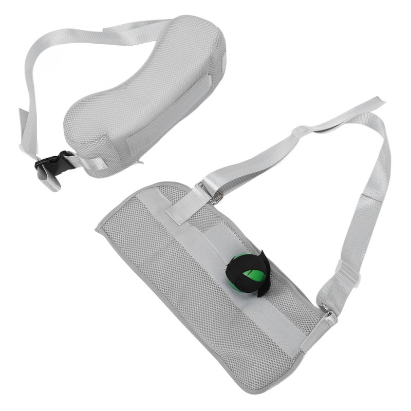 Shoulder Abduction Sling Adjustable Removable Pillow - With Grip Ball Shoulder Abduction Brace for Post-Surgery Injury Recovery, Rotator Cuff Repairs, Left Or Right Arm Use - Image 4