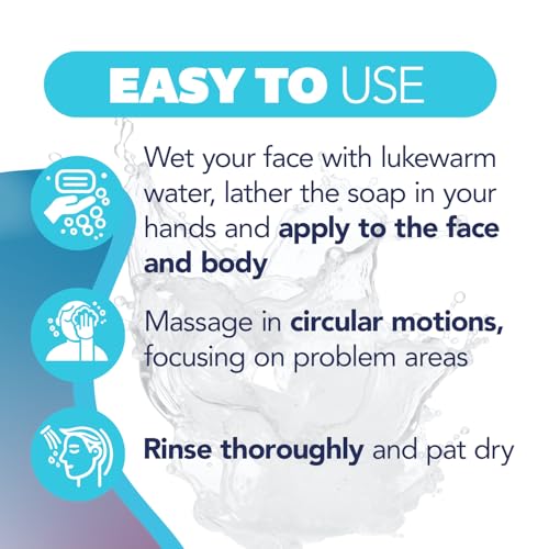 Asepxia Acne Treatment Scrub Cleansing Bar Soap | Removes pore-clogging dirt & impurities, Helps eliminate blackheads, Deep cleansing without blackheads, Salicylic Acid Cleanser, Size 4 Oz, 1-Pack - Image 5