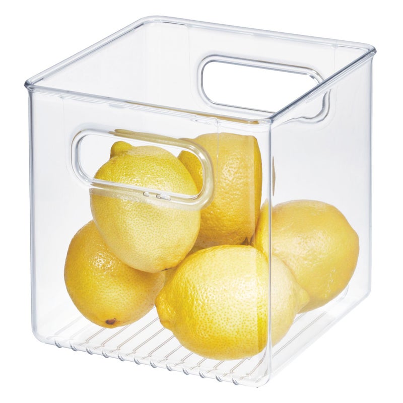 InterDesign iDesign Fridge  Pantry Cube Binz  6 x Inch Clear Organizer