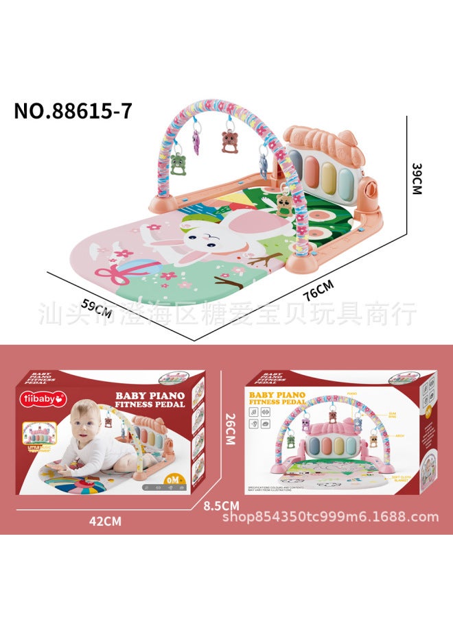 Tiibaby Baby Piano Fitness Rack Baby Music Game Mat Piano 36 Months Newborn Toddler Educational Toys - Image 1