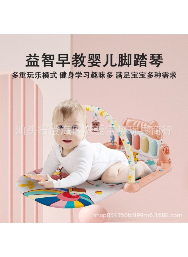 Tiibaby Baby Piano Fitness Rack Baby Music Game Mat Piano 36 Months Newborn Toddler Educational Toys - Image 2