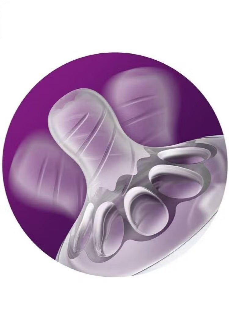 Amanli 3 Pcs Nipples Compatible with Philips Avent，Silicone Baby Bottle Nipple Replacement, Natural Feeding Teat, for 6 Months+(Transparent) - Image 3