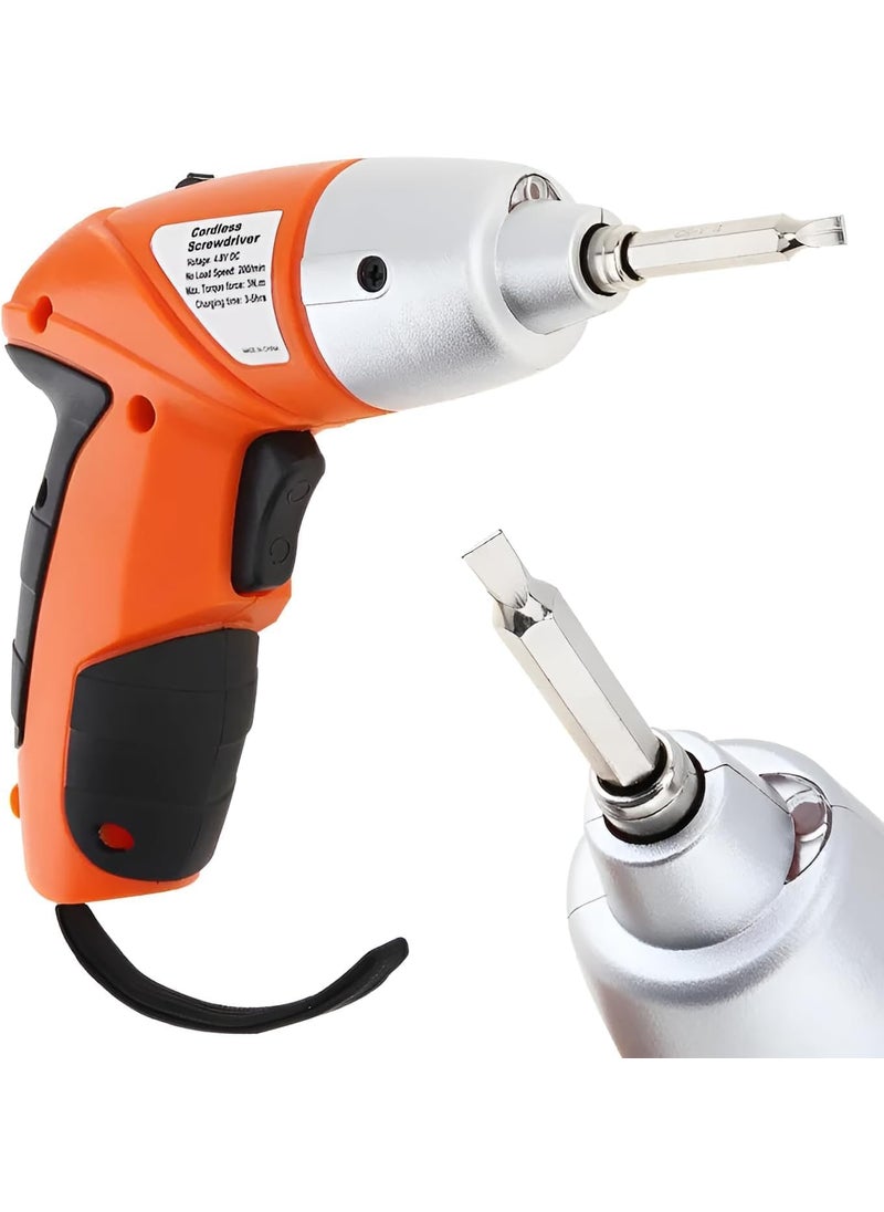 MARVELRY - MARVELRY Professional Kit Cordless Power Screwdriver Kit Rechargeable Electric Cordless Drill Sets with Bidirectional Button and LED Light Drilling and Keyless No Noise Cordless Screwdriver - Image 1
