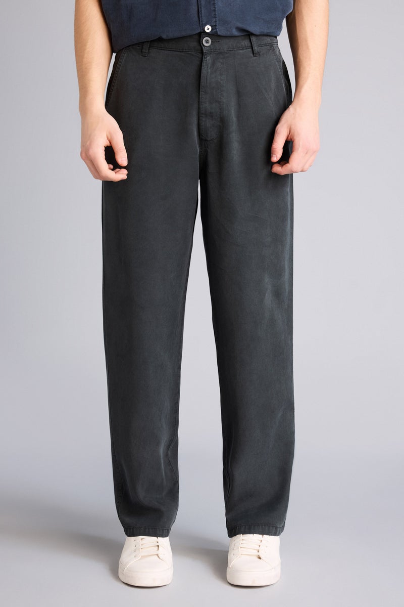 DeFacto Grey Man Premium Relax Fit Trousers Casual - Image 3