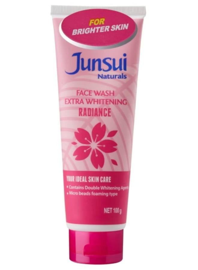 Junsui Face Wash With Whitening 100 g Radiance - Image 1