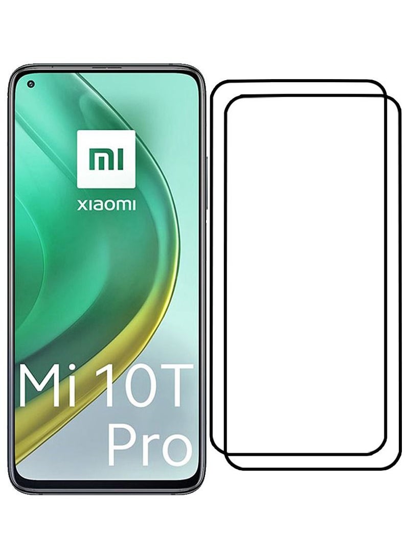 CATANES 2 Pack For Xiaomi Mi 10T Pro 5G Screen Protector Tempered Glass Full Glue Back - Image 2