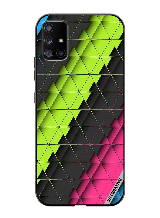 VR CREATIVE Protective Case Cover For Samsung Galaxy A51 5G Abstract Design Multicolour - Image 1