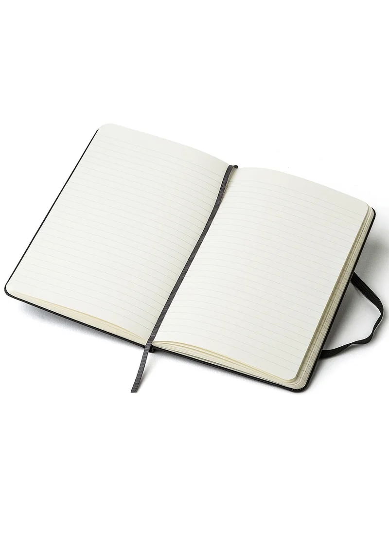 MOLESKINE Black Elastic Band Notebook Solid