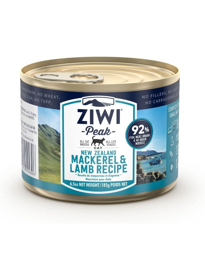 Ziwi زي وي بيك علبة قطط ماكريل ولحم 185 جرام - Image 1