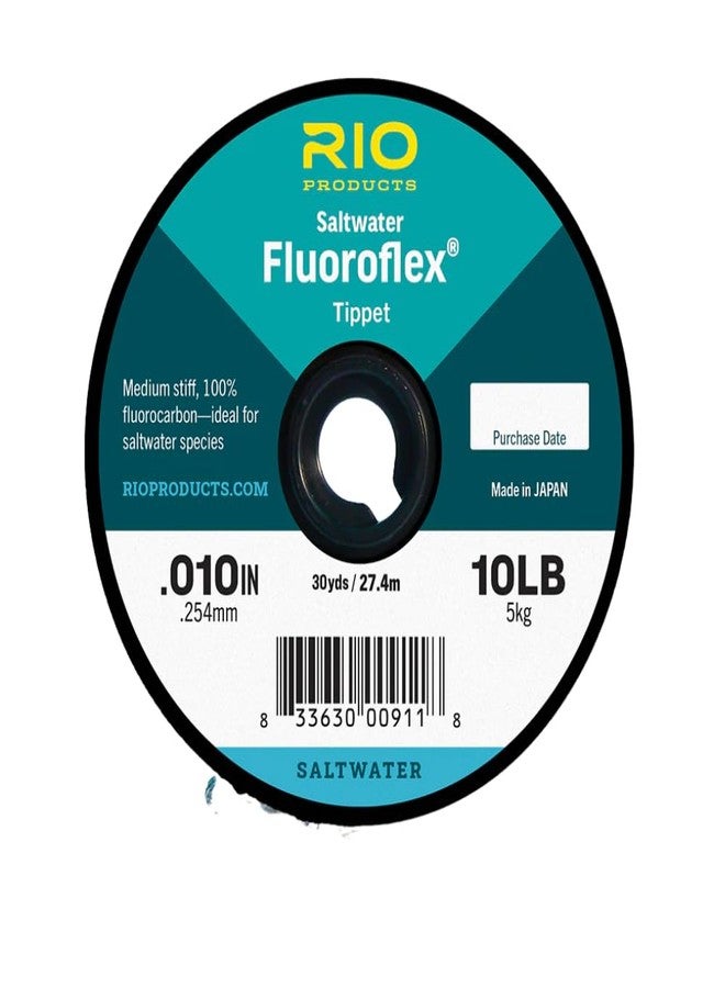 RIO PRODUCTS خيط صيد الذباب من ريو برودكتس، خيط صيد للمياه المالحة، 30 ياردة، 25 رطل، أدوات صيد، شفاف - Image 1