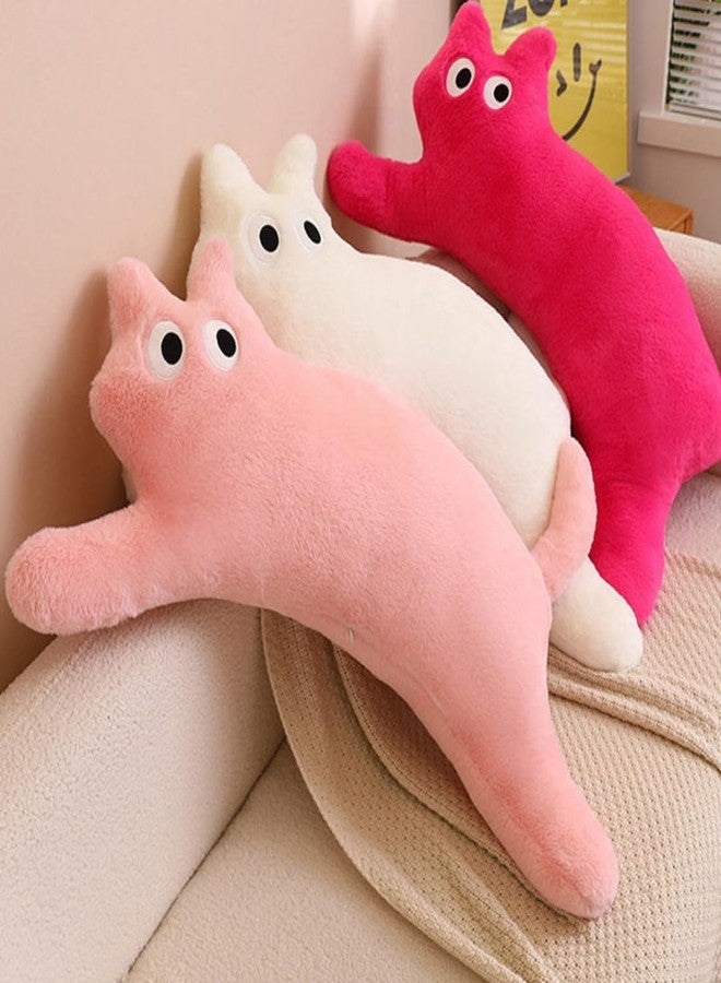 TechMax Solution Small Cute Cat Kitten Pillow, Portable Travel Plushie, Mini Soft Stuffed Animal Toy - Image 2