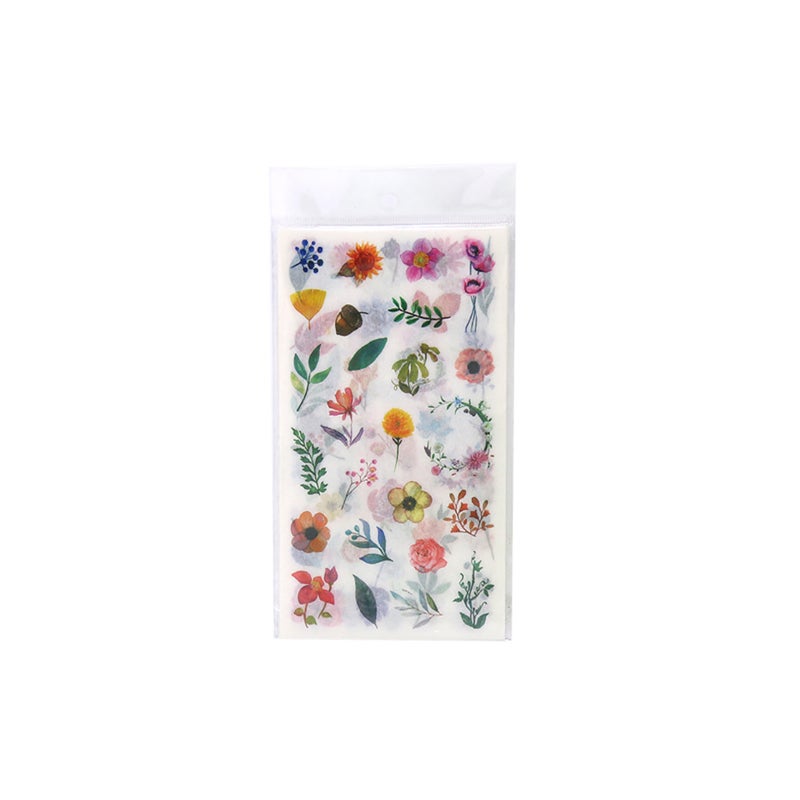 Decorative Stickers: 6 Sheets Multicolor Japanese Paper - Special Shaped Cutting Die Clear Printing Creative Embellishments for Scrapbooks Journals Photo Albums DIY Crafts - Image 1