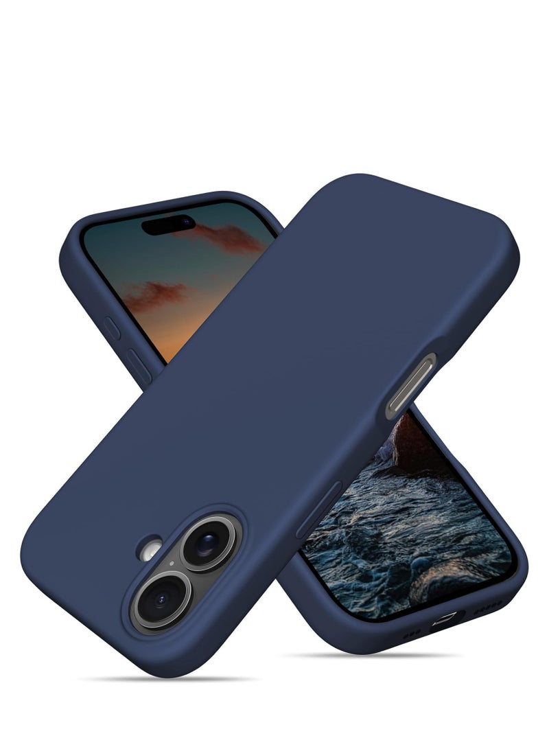 JAJEEK Case Compatible with iPhone 16 Plus Liquid Soft Silicone iPhone 16 Plus Cover with Inside Microfiber Lining Shockproof Gel Rubber Phone Case for iPhone 16 Plus 6.7inch – Durable, Lightweight, and Stylish Protection - Image 1