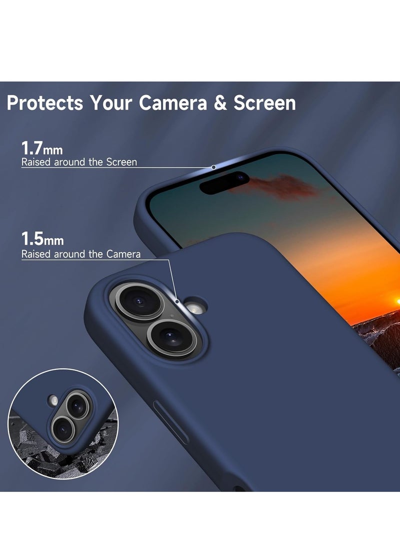 JAJEEK Case Compatible with iPhone 16 Plus Liquid Soft Silicone iPhone 16 Plus Cover with Inside Microfiber Lining Shockproof Gel Rubber Phone Case for iPhone 16 Plus 6.7inch – Durable, Lightweight, and Stylish Protection - Image 3