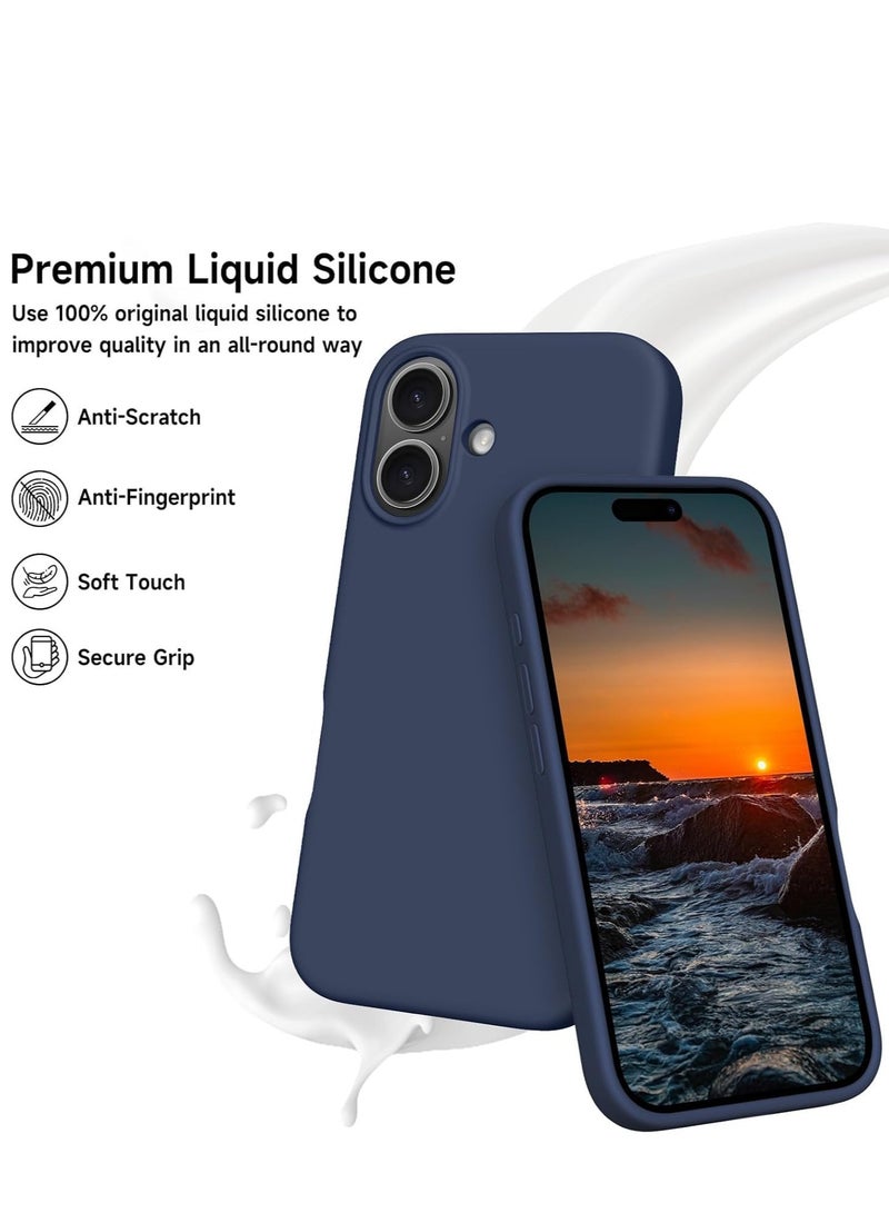 JAJEEK Case Compatible with iPhone 16 Plus Liquid Soft Silicone iPhone 16 Plus Cover with Inside Microfiber Lining Shockproof Gel Rubber Phone Case for iPhone 16 Plus 6.7inch – Durable, Lightweight, and Stylish Protection - Image 4