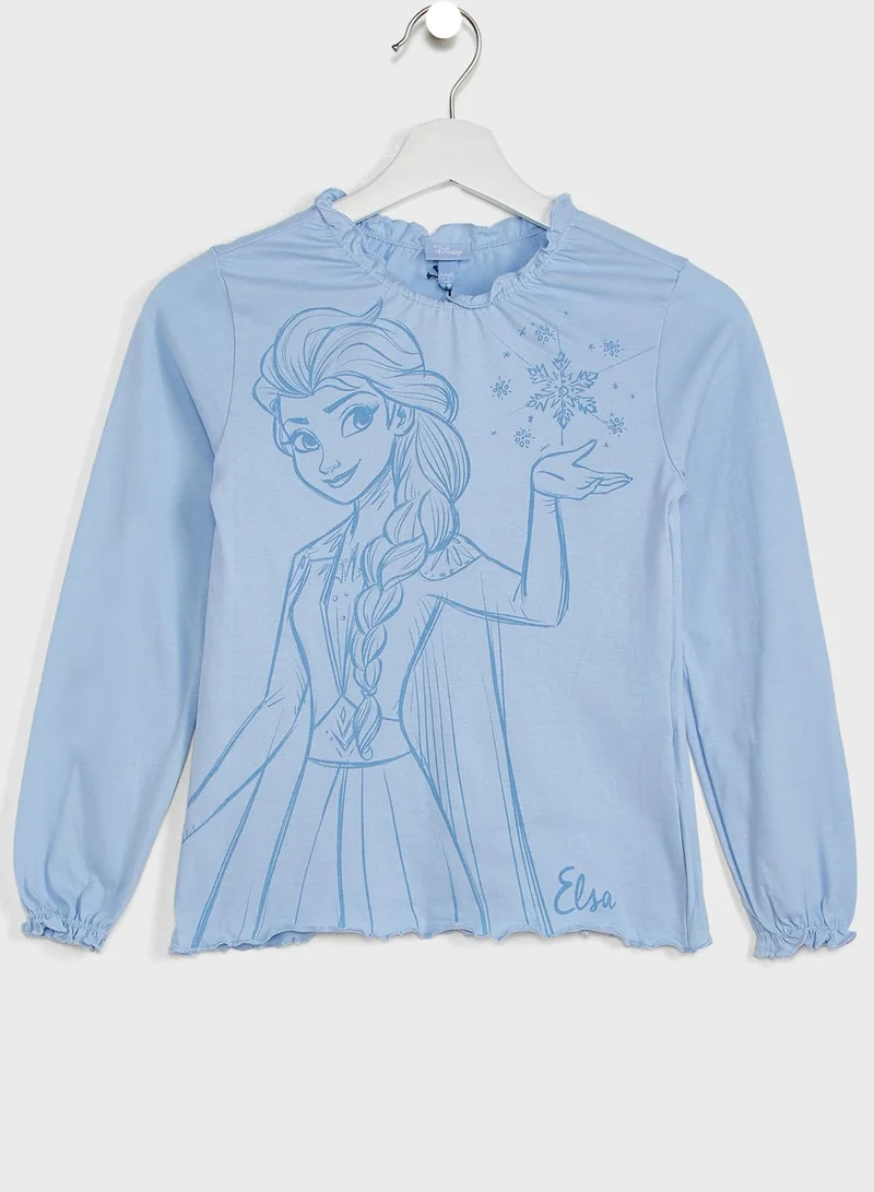 Ovs Kids Disney Frozen Print Pyjama Set