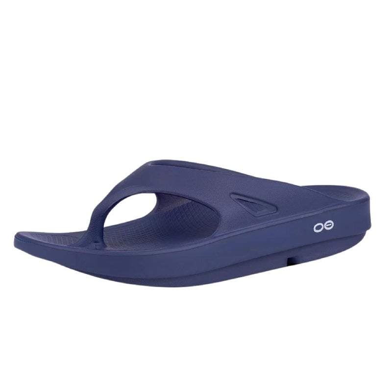 OOFOS OOriginal Recovery Sandal, Navy - Womenâ€™s Size 5, Menâ€™s Size 3 - Image 1