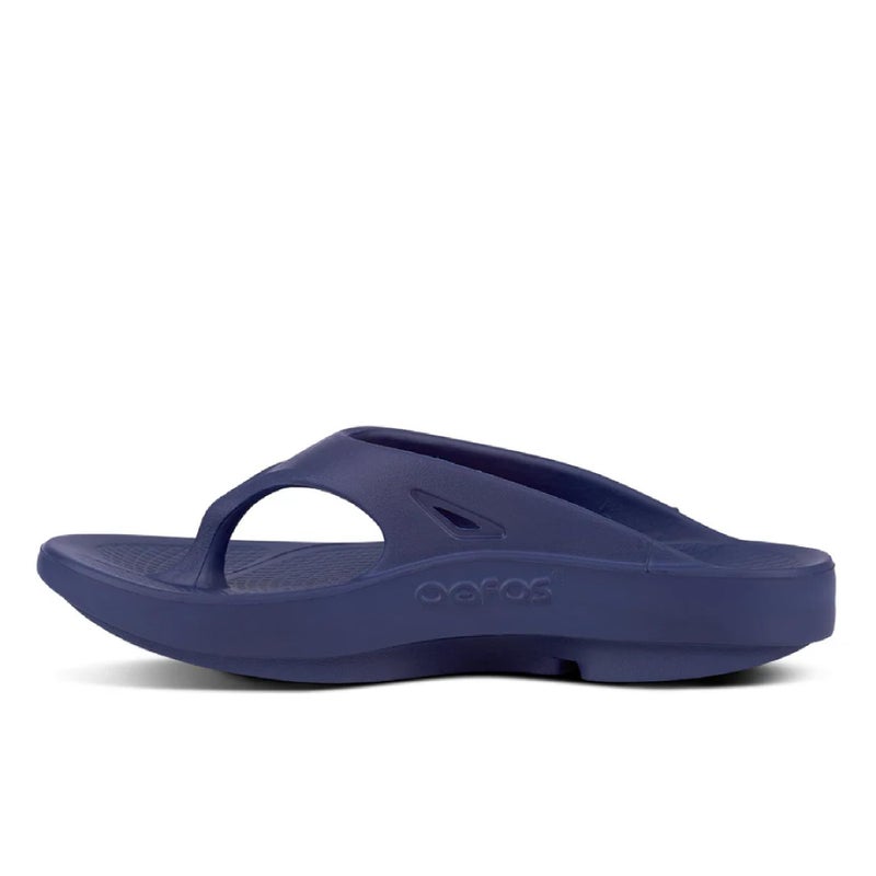 OOFOS OOriginal Recovery Sandal, Navy - Womenâ€™s Size 5, Menâ€™s Size 3 - Image 5