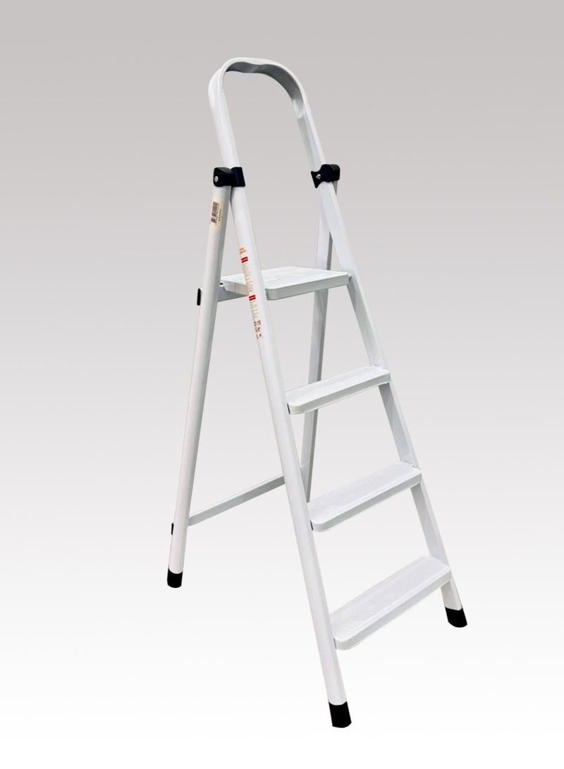 Living سلم قابل للطي احترافي مكون من 4 و5 و6 درجات مع درجة واسعة 150 سم - Image 4